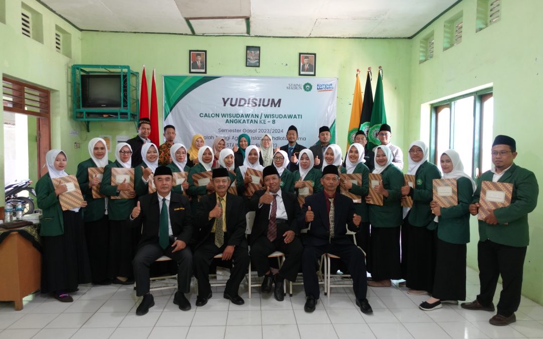 Yudisium Calon Wisudawan/Wisudawati Angkatan ke-8 Semester Gasal 2023/2024 STAINU Madiun