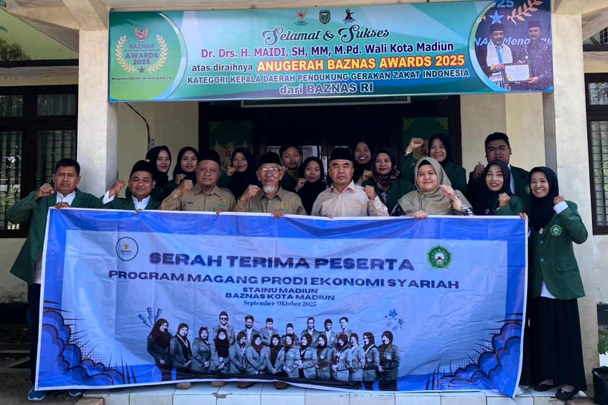 Mantapkan Teori dengan Praktik, Mahasiswa Ekonomi Syariah STAINU Madiun Mulai PKL di BAZNAS Kota Madiun