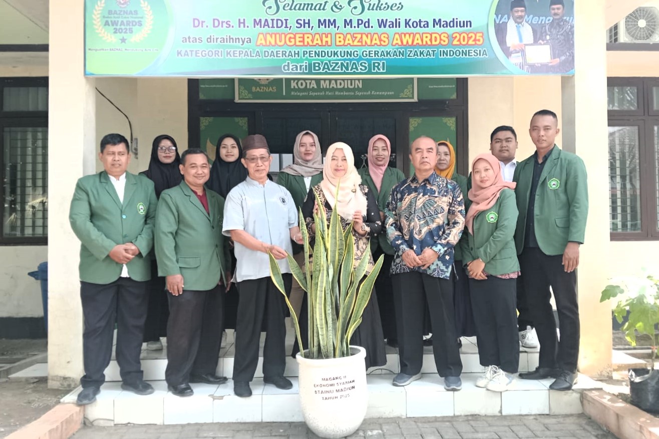 Tuntas Sebulan Praktik, Mahasiswa Ekonomi Syariah STAINU Madiun Resmi Akhiri PKL di BAZNAS Kota Madiun
