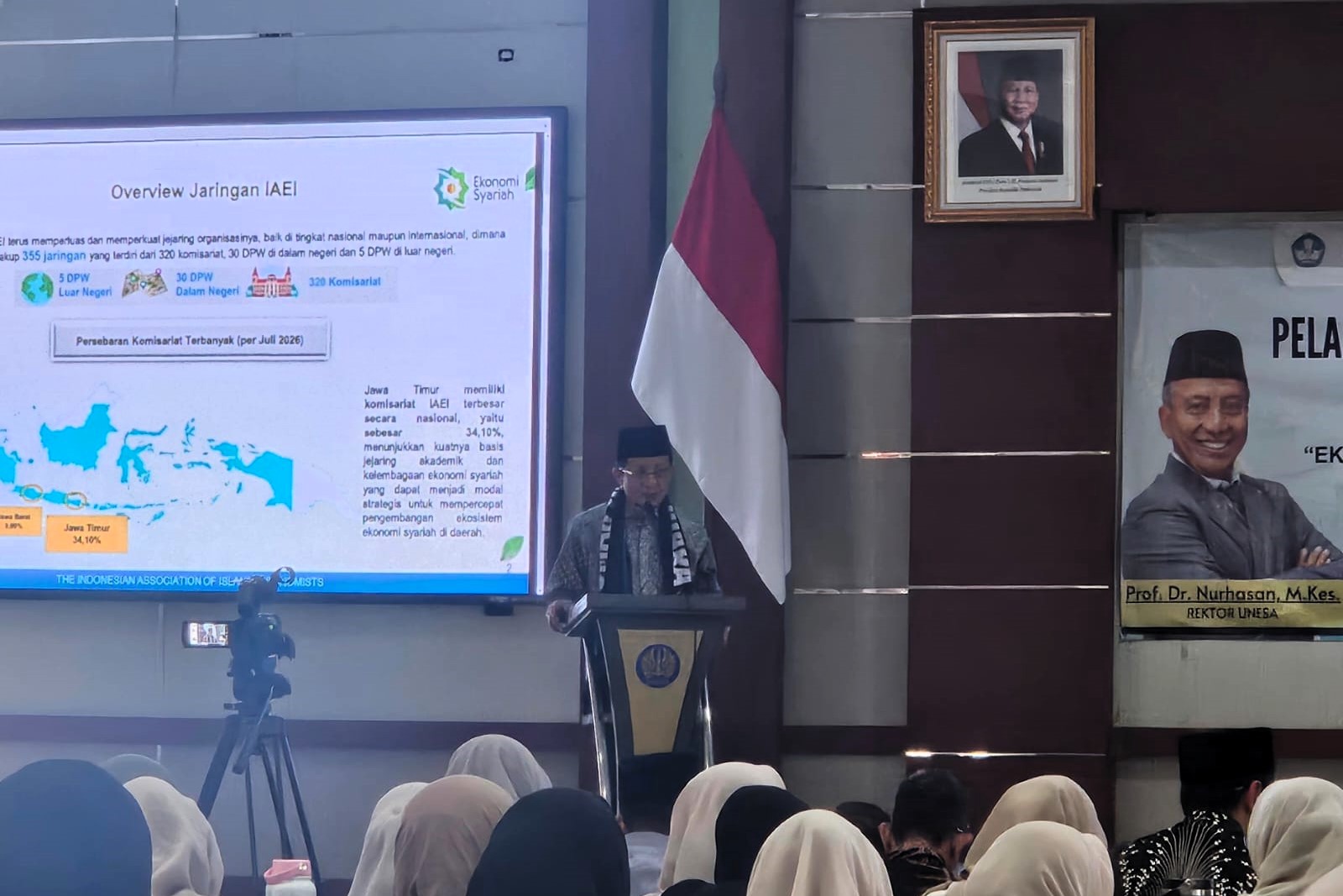Perkuat Jejaring Ekonomi Syariah, Dosen STAINU Madiun Hadiri Raker dan Seminar IAEI Jatim