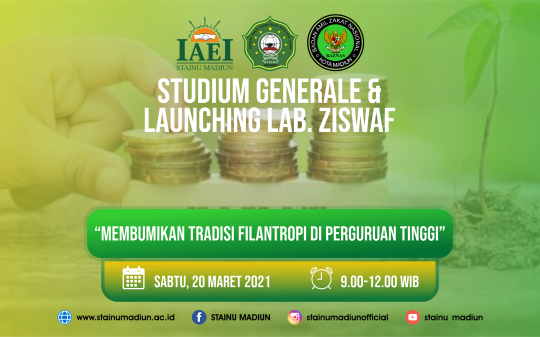 STUDIUM GENERALE DAN LAUNCHING LABORATORIUM ZISWAF STAINU MADIUN.