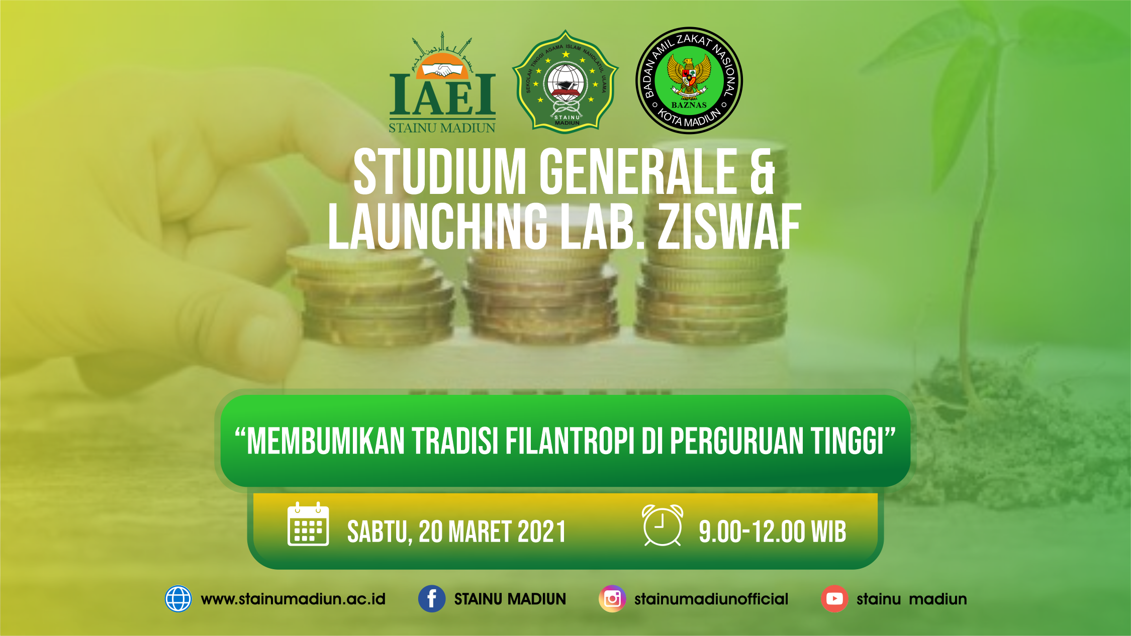STUDIUM GENERALE DAN LAUNCHING LABORATORIUM ZISWAF STAINU MADIUN.