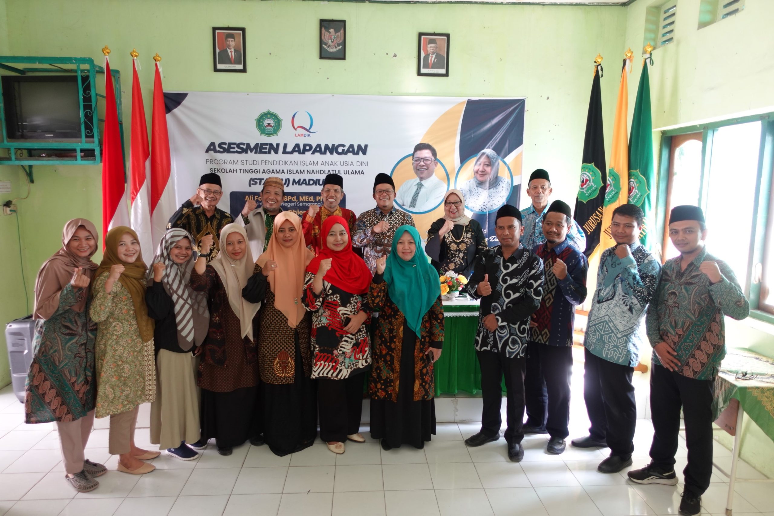 ASESMEN LAPANGAN PRODI PIAUD DI STAINU MADIUN BERJALAN SUKSES