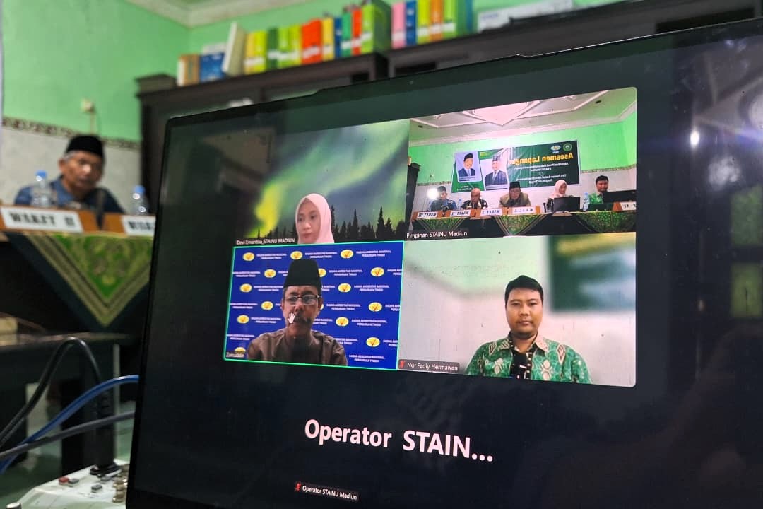 STAINU Madiun Gelar Asesmen Lapangan Daring Akreditasi Prodi Hukum Ekonomi Syariah