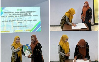 Perkuat Sinergi Akademik, Prodi PBA STAINU Madiun Teken MoU dengan UPA Bahasa UIN Ponorogo